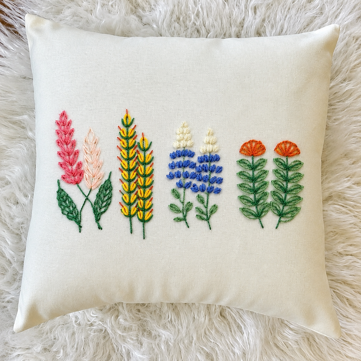 WildFlower Row Embroidery